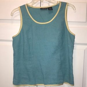 Linen & silk top